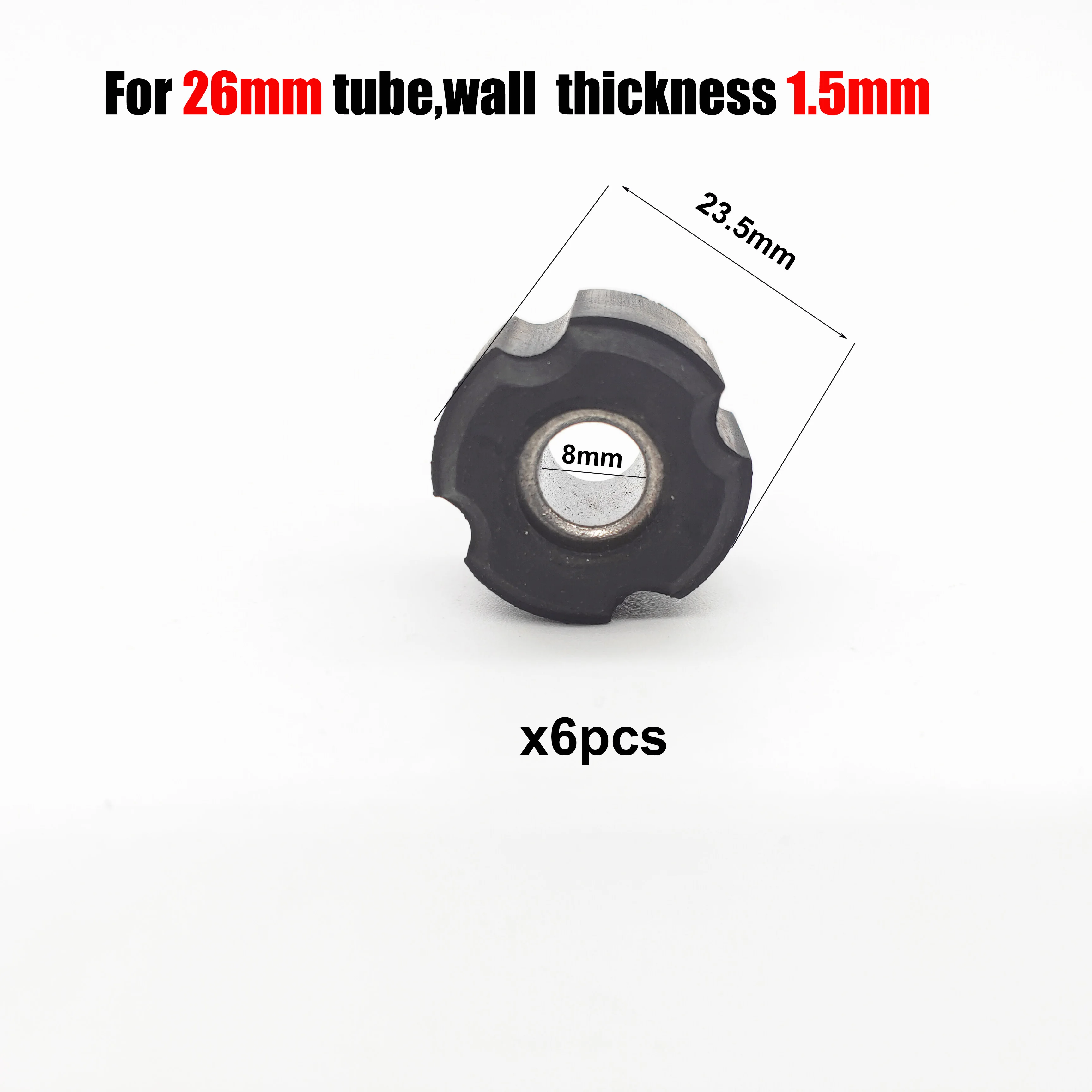 Brush Cutter Shaft Parts Bushing Oil Bearing for Trimmer Cutter 26mm / 28mm Tube Aluminum Tube Inside Bush Replacement