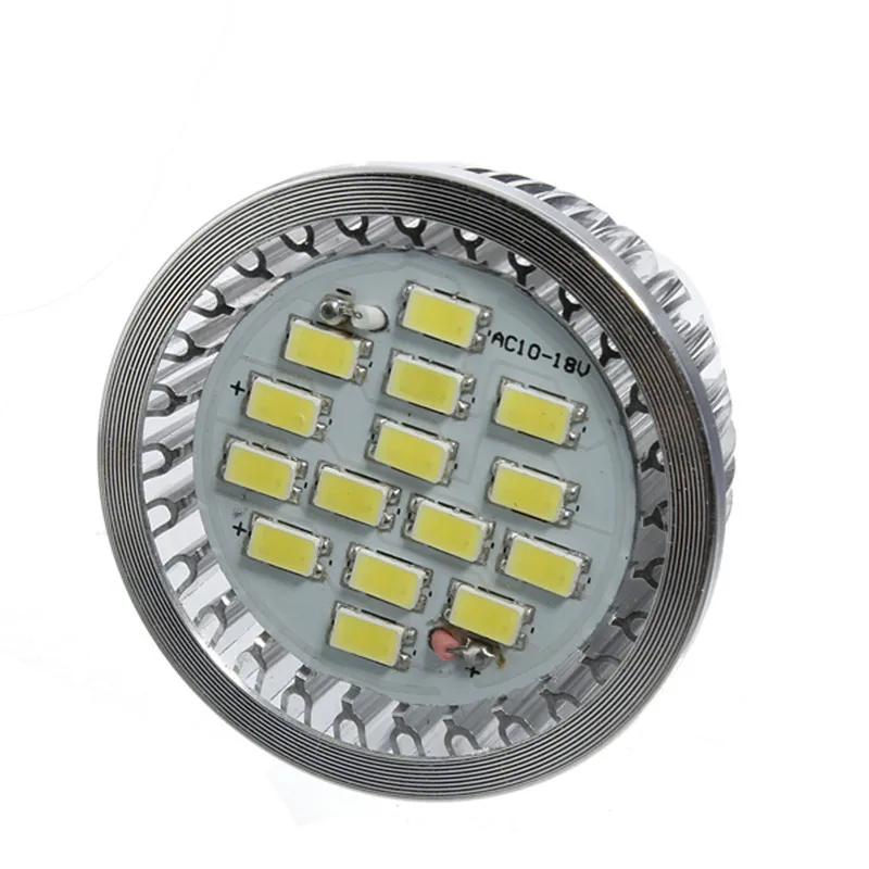 5630 SMD светодиодный лампы MR16 6 Вт Точечный светильник Светодиодный точечный светильник лампочка 12V 480-530LM энергосберегающий светильник s чисты...