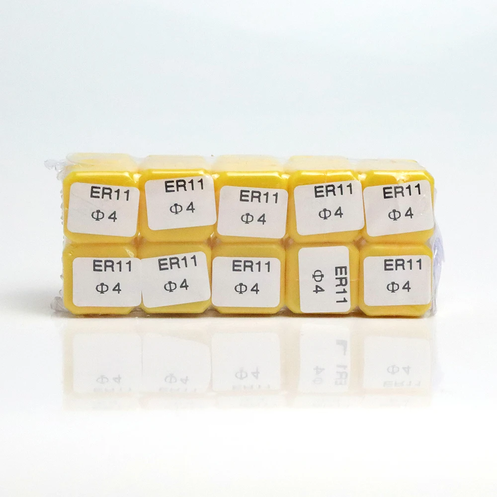 10Pcs ER11 4มม.Collet สำหรับ CNC และแกนหมุน CNC เครื่องแกะสลัก Milling เครื่องมือเครื่องกลึงโลหะ