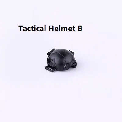 Blocs DE construction DE modèle MOC, soldats, casque DE légion, armes militaires, mini jouets pour enfants, figurines SWAT