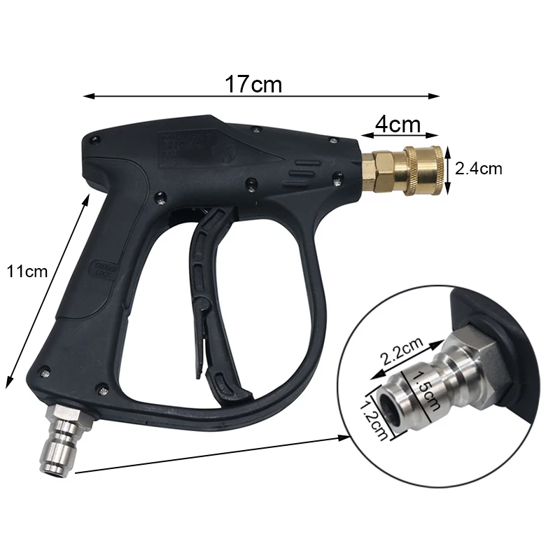 1 Pcs Pressure Car Washer Gun High Pressure Water Guns Quick Connection Adapter Car Washing Gun Cleaning Tools