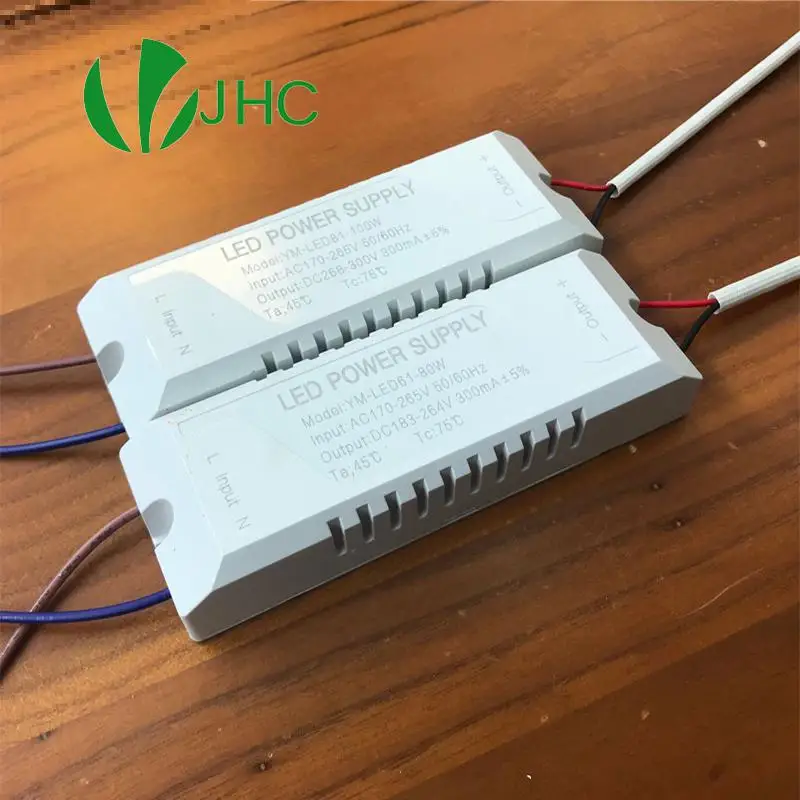 LED Driver 18-24W 25-40W 37-50W 51-60W 61-80W 81-100W 101-120W 121-140W 141-160W For LEDs Power AC180-265V Lighting Transformers