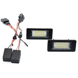 2 PCS No Error License Plate Light Led Number Plate Holder Lamp For Audi A1 A4 B8 4D 5D A5 S5 2D 5D A6 S6 For VW Golf Passat