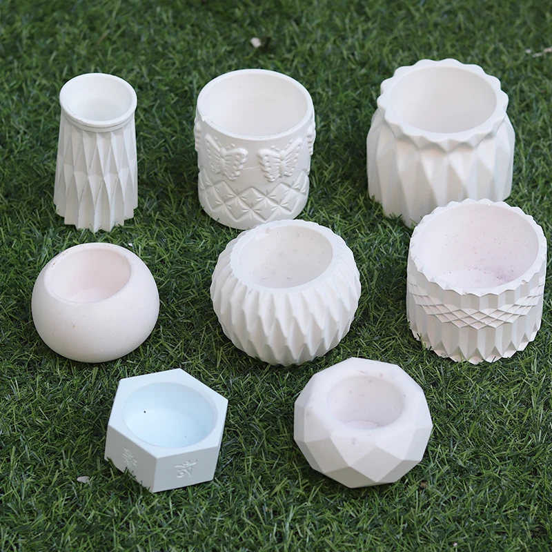 DIY Elephant Hedgehog Planter Molds for Making Plaster Concrete Gardening Crafts Flower Pot Silicone Mould Home Decor Ornaments