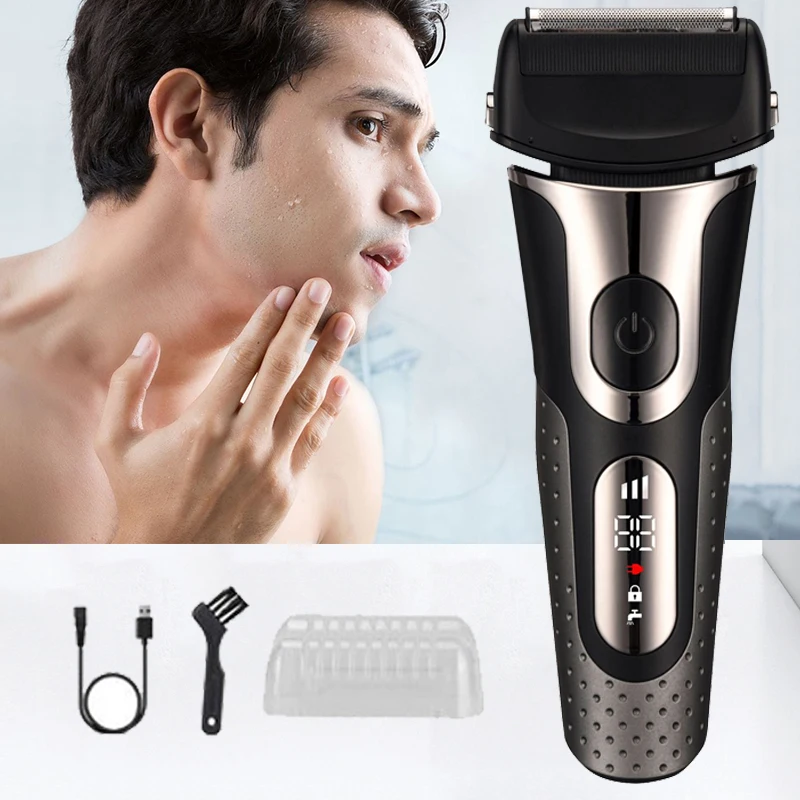 

Reciprocating Electric Shaver for Men With Knife Beard Trimmer Shaving Men's Shaver Trimmer for Men USB Charging Shaving Machine