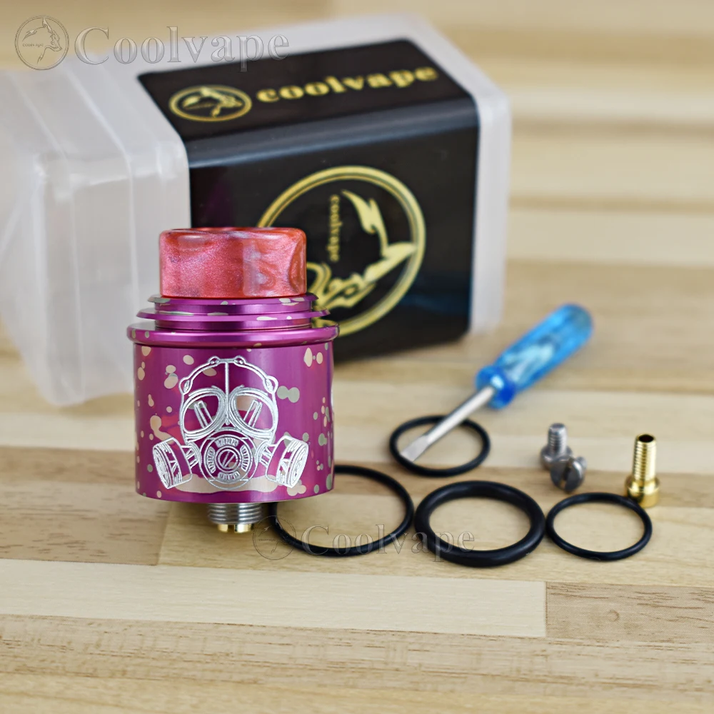 نهاية العالم RDA GEN 2 RDA 24 مللي متر البخاخة مع squonk BF دبوس لفائف واحدة أو لفائف مزدوجة قابلة لإعادة البناء خزان ل 510 موضوع vape تعديل