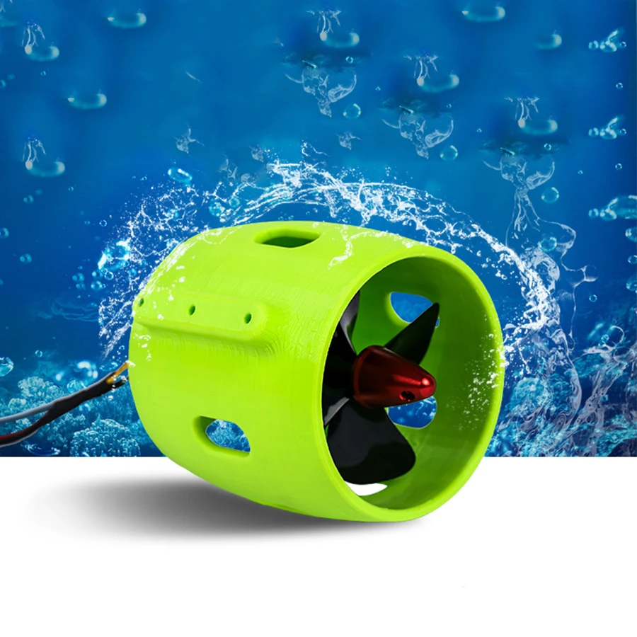 DC 12V~24V 4 Blade Underwater Thruster CW CCW Propeller Electric Turbine high Power for RC Boat Bait Assembly