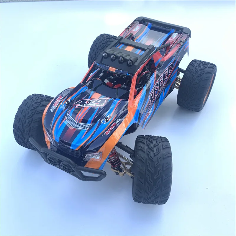 1:10 Large All-Terrain Off-Road Remote Control Car Truck 2.4G 4WD 50KM/H LED Lighting High Speed Torque Servo Electric RC Car