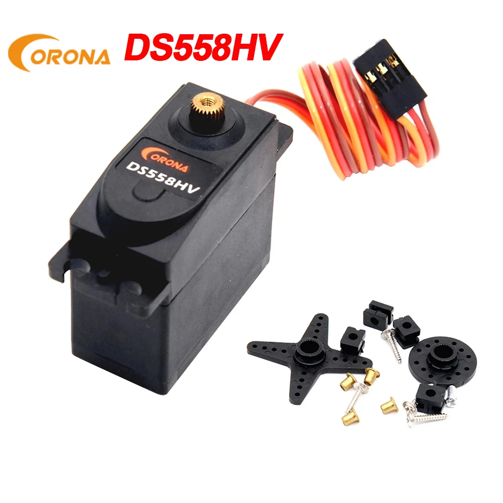 Corona DS558HV Standard Digital Metall Getriebe Servo 14kg/0,18 sec / 58g für Air Flugzeug RC AUTO ROBOTER