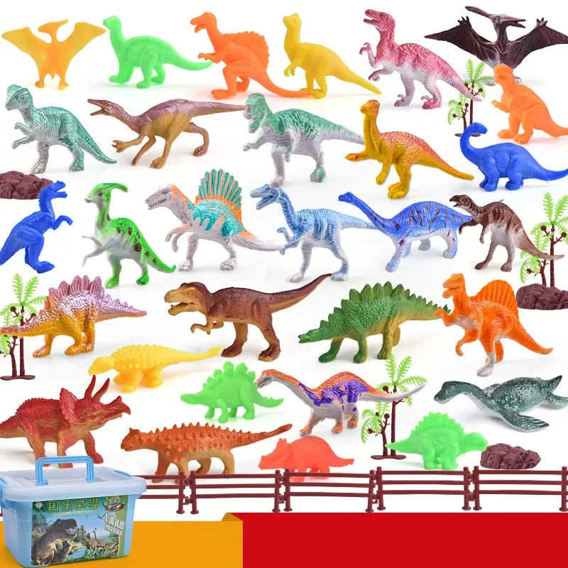 Animal Action Figures Toy Simulation Dinosaur Set Animal Dinosaur World Tyrannosaurus Educational Toys Children Toys