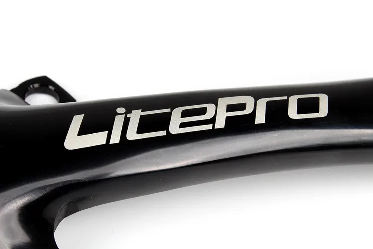 Litepro Faltrad Kurbel Ultra-licht Platz Kurbel 170MM CNC Aluminium Legierung BMX Fahrrad 130BCD Kettenblatt Teile Zubehör – Detail 8