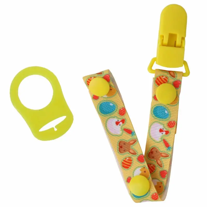 2020 New Baby Pacifier Chain with Holder Clip Adapter for MAM Rings Soother Leash Strap P31B