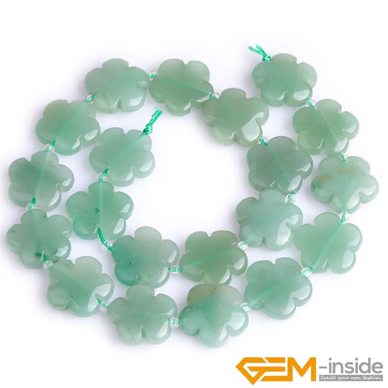 Natural Stone 20mm Loose Spacer Accessorries Flower Beads For Jewelry Making Strand 15\