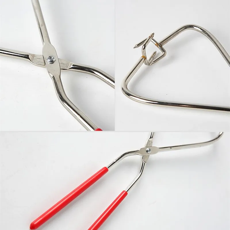 Pottery Tools Stainless Steel Mud Carving Pliers Dip Glaze Clamp DIY Ceramic Crafts Dip Glazed Ceramic Clay Clamp