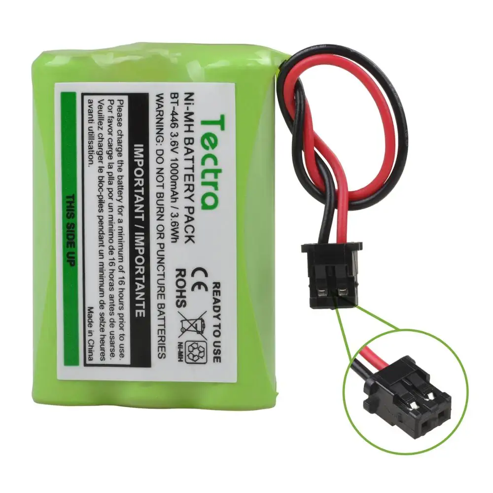 3.6V 1000mAh AAA NiMH telefon bezprzewodowy akumulator BT-446 wymiana pakietu BP446 BT-1005 ER-P512