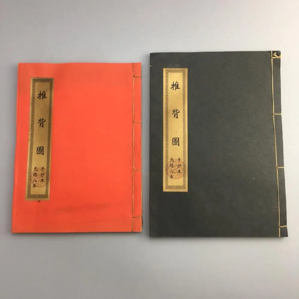 1pcs Cover color random the ancient China books-Push back diagram-family decor collection