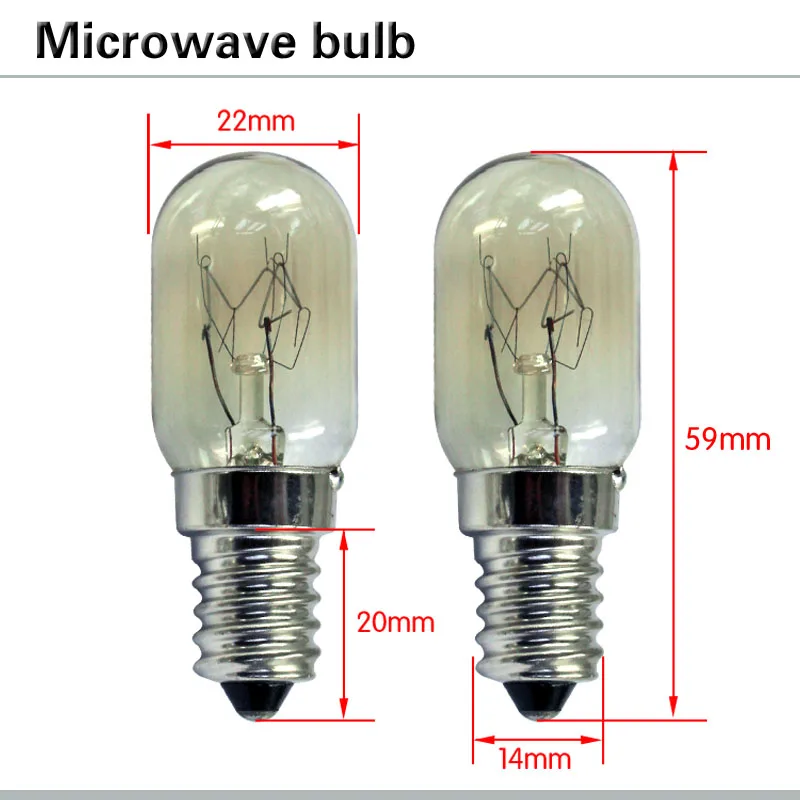 Bộ 3 E14 Căn Cứ Lò Vi Sóng Ánh Sáng Đèn Phụ Tùng Cho Lò Vi Sóng, Lò Nướng Phụ Kiện 230V 2A Thiết Bị Nhà Bếp các Bộ Phận
