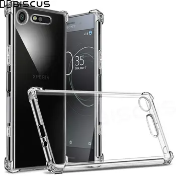 Průhledný nárazuvzdorný silikonový kryt pro Sony Xperia L4 L3 10 Plus 5 1 II III XZ3 XA2 Ultra XA1 XA XZS XZ Premium Cover 6 nejlepší prodej zadní kryt Sony Xperia XZ Premium - №5