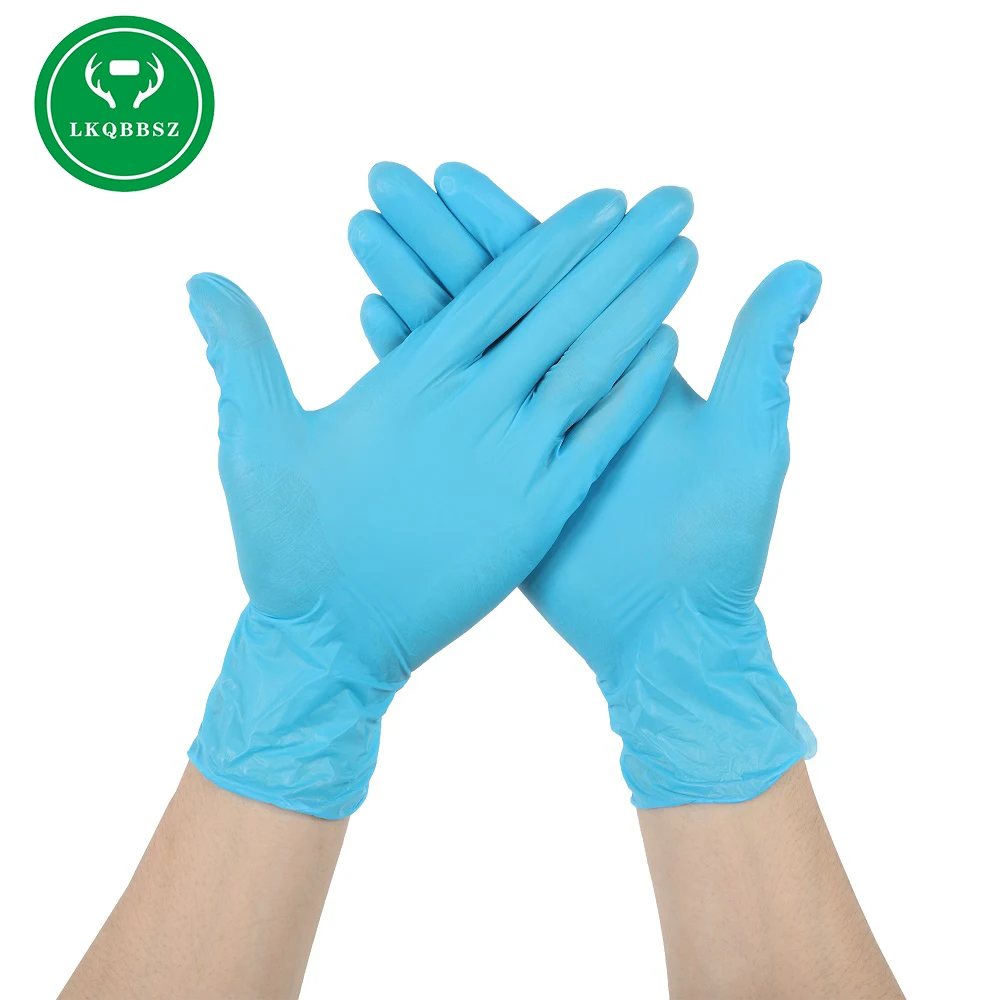 Nitrile Disposable Latex Cleaning Gloves, Universal Rubber, Household Garden Cleaning, Food, S, M, L, 50Pcs