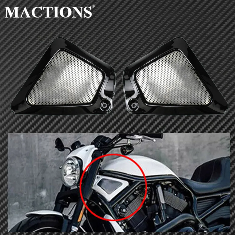 

Motorcycle Airbox Frame Air Intake Side Cover Black For Harley Night Rod VRSCD V-Rod VRSCB Muscle VRSCF Anniversary