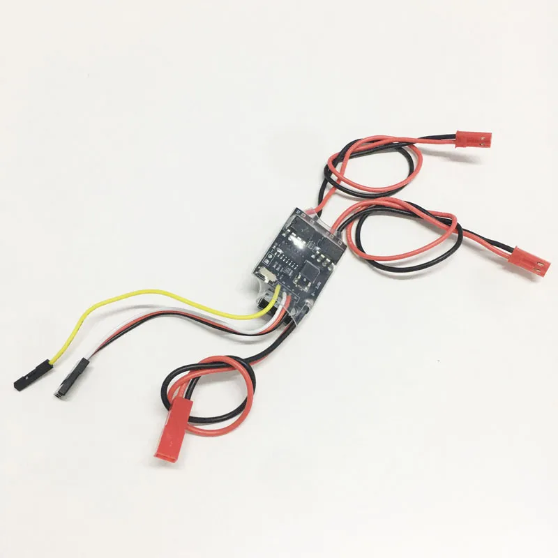 1 pz Dual-way bidirezionale spazzolato ESC 2S-3S Lipo 5A regolatore di velocità interruttore elettrico per RC barca/serbatoio 130 180 motore