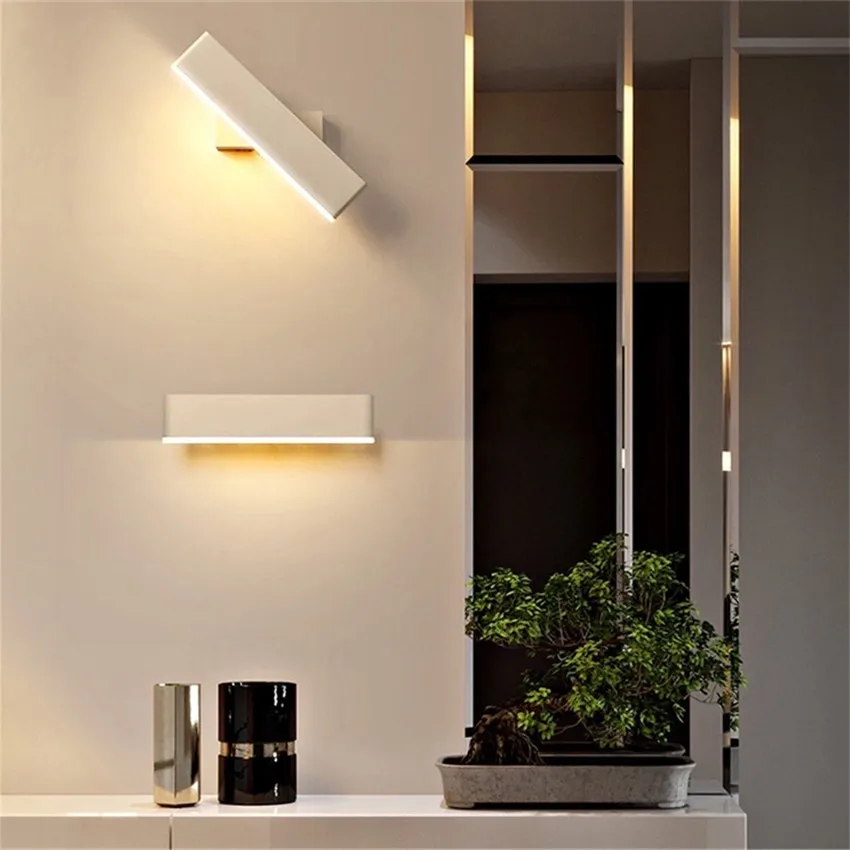 Imagem -03 - Alumínio Led Wall Lamp Decoração Interior Luz Moderna 7w