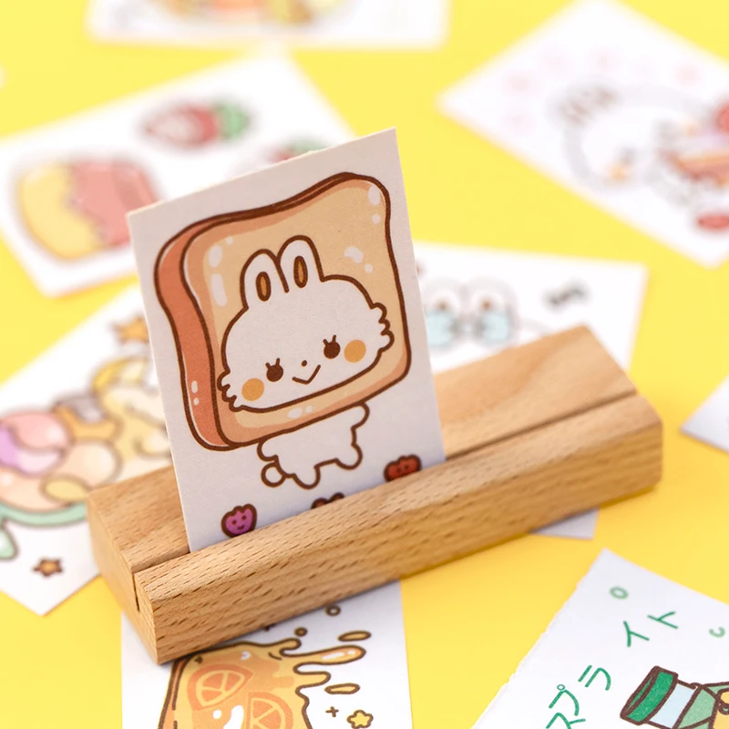 Yoofun 50 Sheets Small Meatball Series Different Patterns Mini Sticker Book Kawaii  Planner Decor Stationery