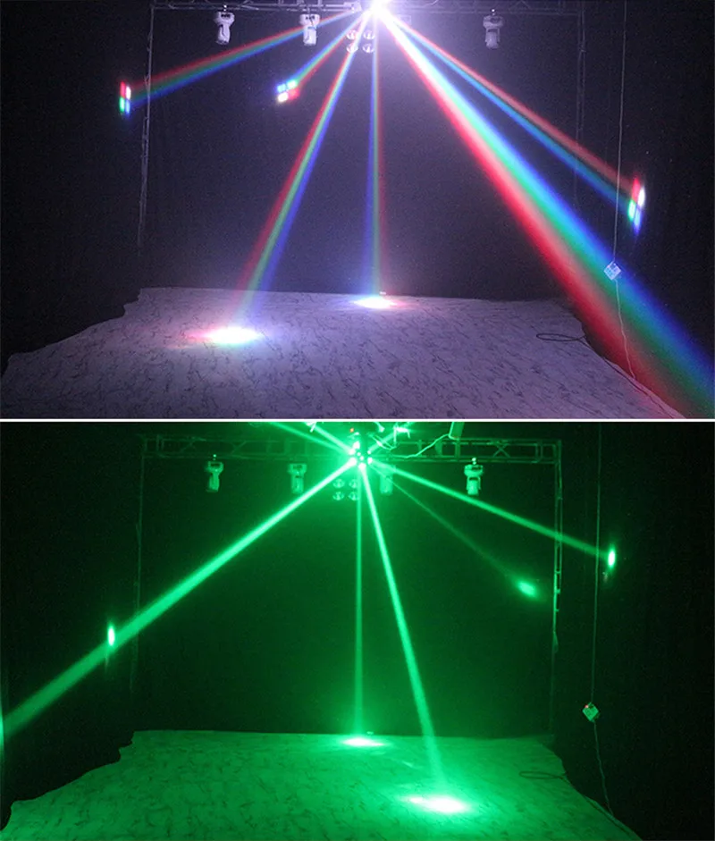 Imagem -05 - Rgbw Led Beam Futebol Moving Head Light Dmx512 Rotação Beam Stage Iluminação Efeitos Maravilhosos Disco dj Club Party Lights 12x10w