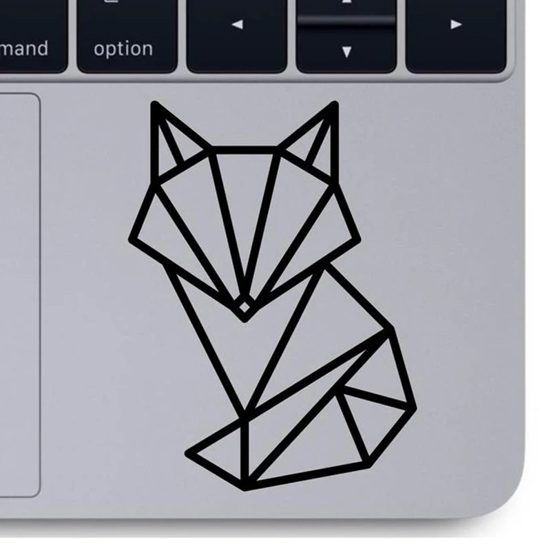 Geometric Fox vinyl decal car computer laptop Decoration animal  geometric fox decals Removable Office Computer Sticker X156