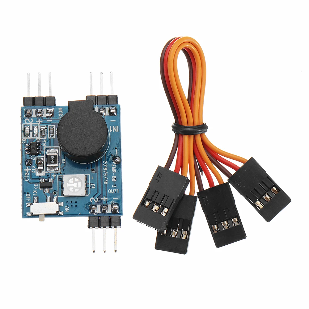 Wireless Alarm Tracking Buzzer 5-8V with LED Light for RC Helicopter FPV Racing Drone Quadcopter