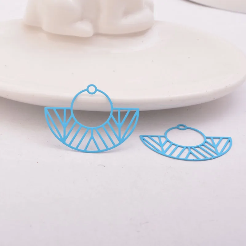 50 Stück AB5547 23*30mm Filigrane Boot-Anhänger, Seeschiff-Anhänger für DIY-Schmuckherstellung – Detail 11