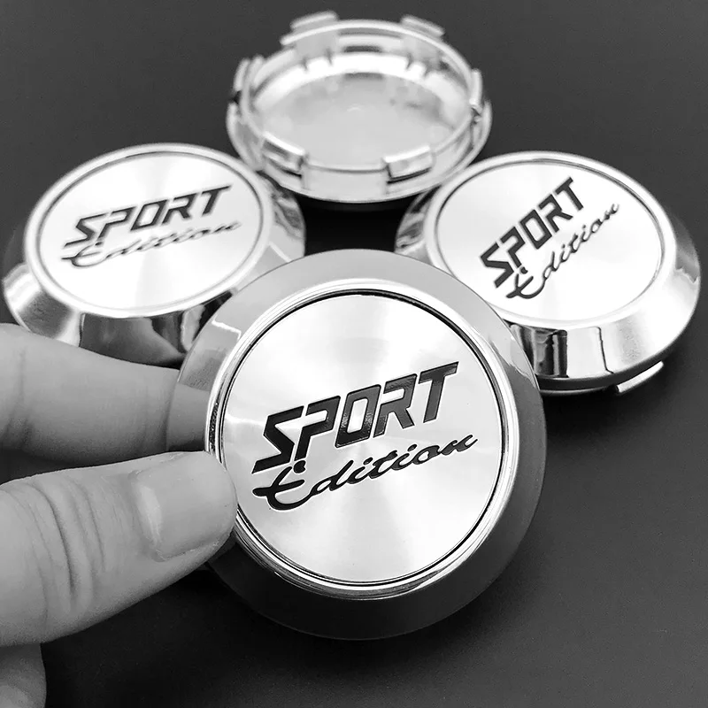 4pcs 60mm SPORT Rim Car Wheel Center Cap For LADA TOYOTA NISSAN Hyundai KIA Chevrolet Mitsubishi Ford BMW Hub Caps Dust-proof