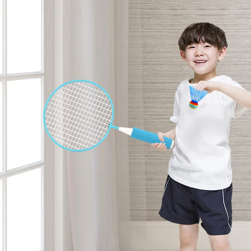 Children's Badminton Racket Outdoor Sports and Leisure Toys Free 2 Tennis Racket Badminton Indoor and Outdoor Parent-child Toys