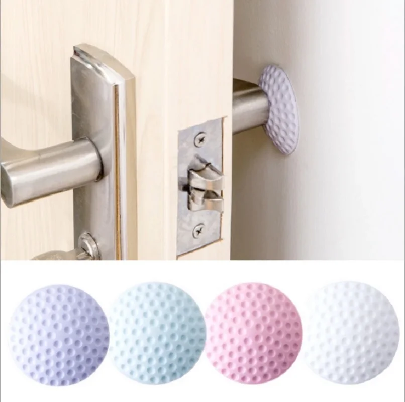 

1Pcs Anti-collision Crash Pad Doorknob Lock Pad Rubber Mute Wall Pad Crash Pads Door Door Knob Mats Door Stops Kids Sfety