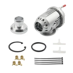 Universal Bov Turbo Blow Off Valve Bov with Adapter Flange With Original box and instructions BLACK/SILVER