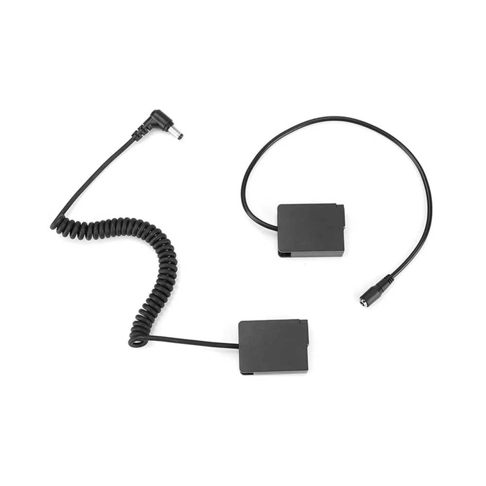 CAMVATE Panasonic doppio DMW-BLC12 (DCC8) batterie fittizie a 2.1mm femmina e maschio spina cavi cc per FZ200/FZ300/ FZ1000/FZ2500/G5