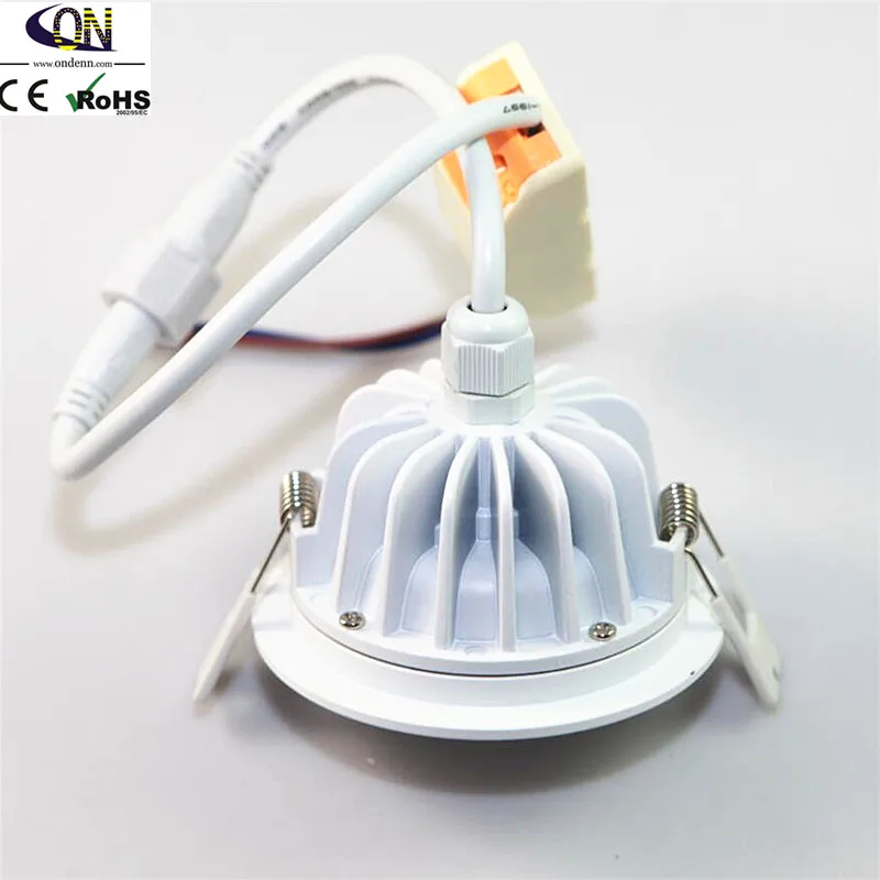 15W Waterproof LED Downlight IP65 LED Ceiling Lamp AC220-240V / 110V Living room, bathroom lights