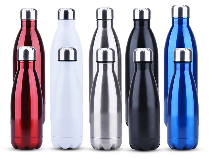 500ML Chilly Bottle Stainless Steel Wine Bottle Shape Thermos Bottle Car Travel Bowling Flask Vacuum Bottle For Water