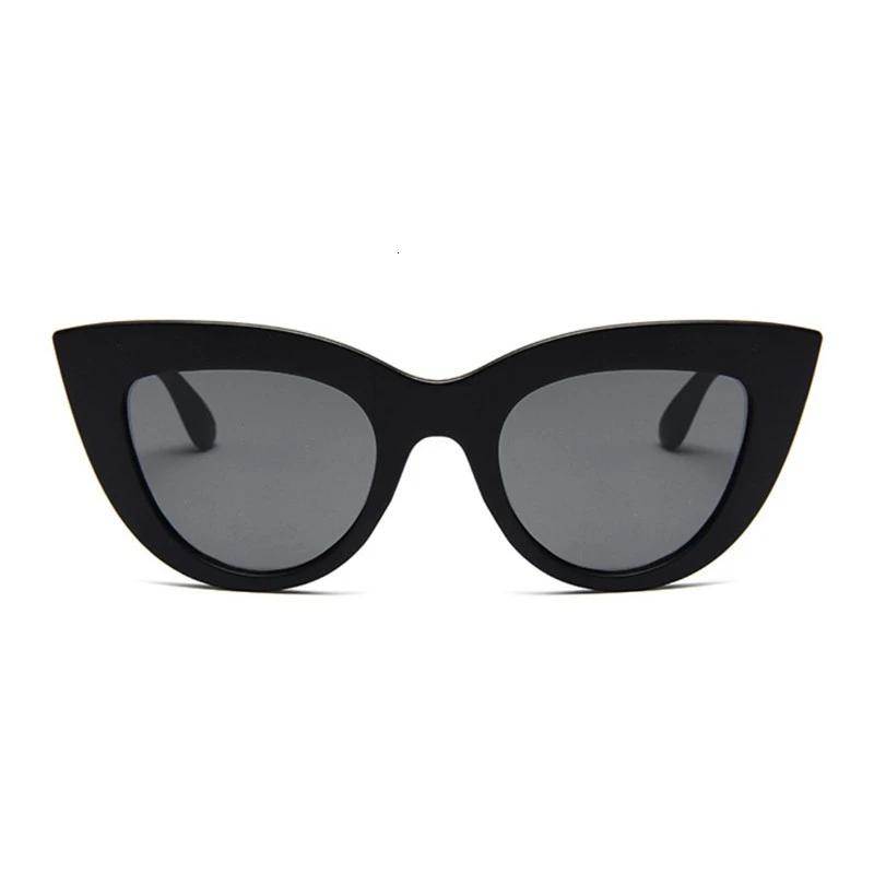 LONSY Retro Cute Sexy Ladies Cat Eye Sunglasses Women Brand Designer Sun Glasses For Female Vintage Black Eyewear Shades UV400