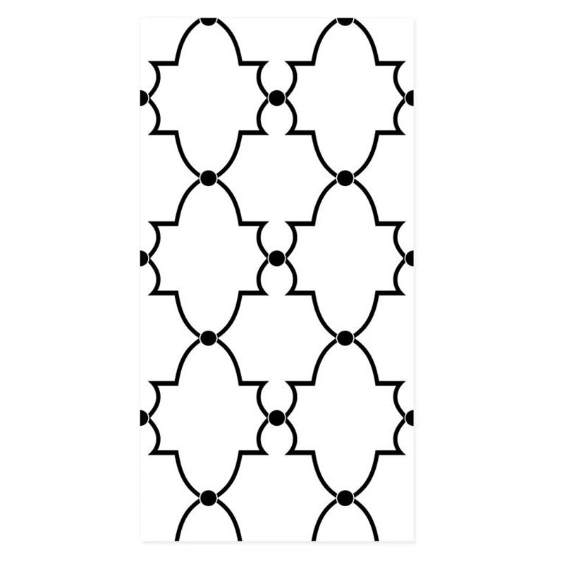 WELLYU Nordic style wallpaper ins background black and white plaid geometric bedroom living room modern minimalist wallpaper
