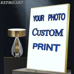Custom Print Your Photo Canvas Painting Abstract Art Animal Anime Figure Movie Poster Aesthetic Hoom Decor Wall Pop Art Picture