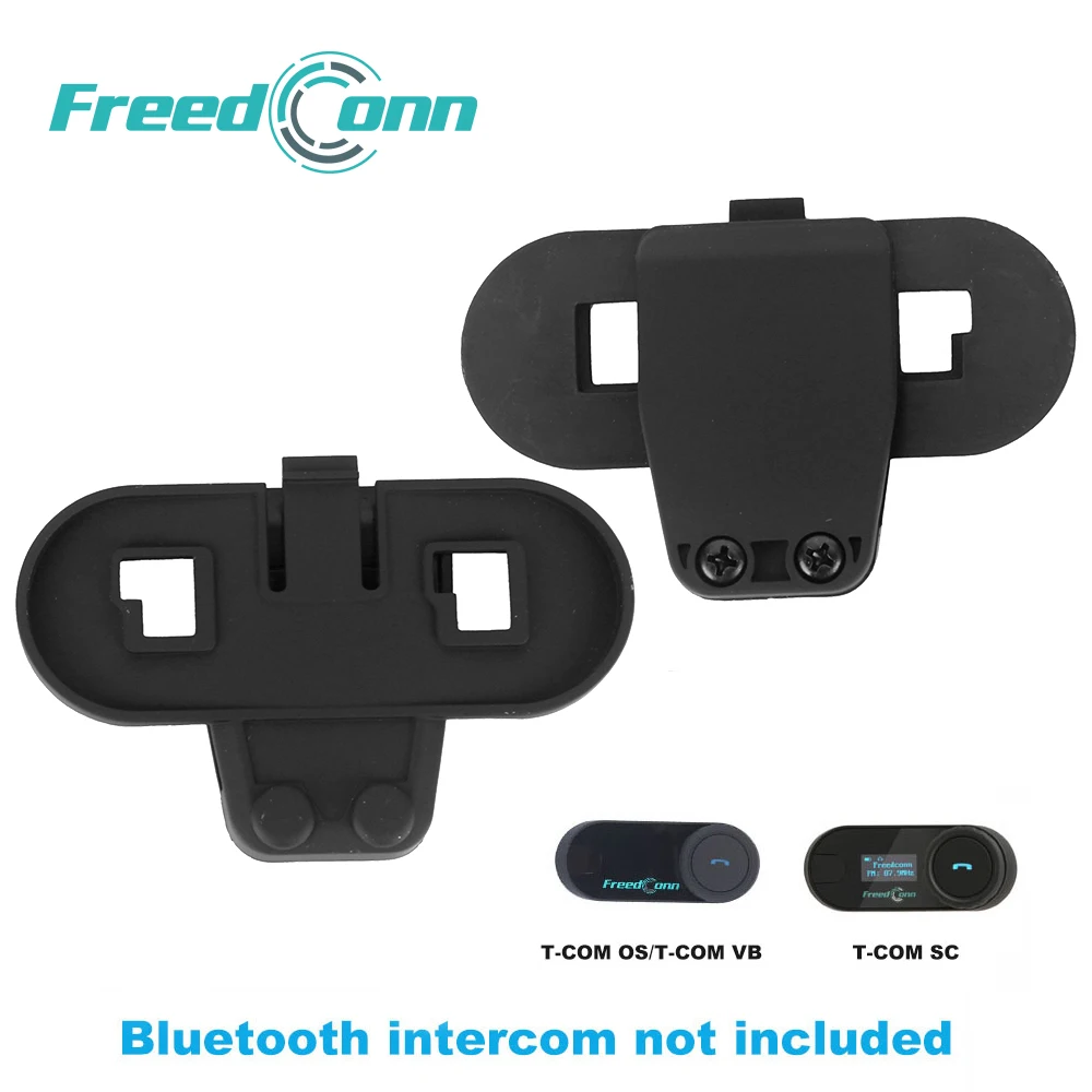 

2 Pcs Bracket Holder for FreedConn T-COMVB T-COMOS T-COMSC Motorcycle Bluetooth Helmet Intercom Accessories