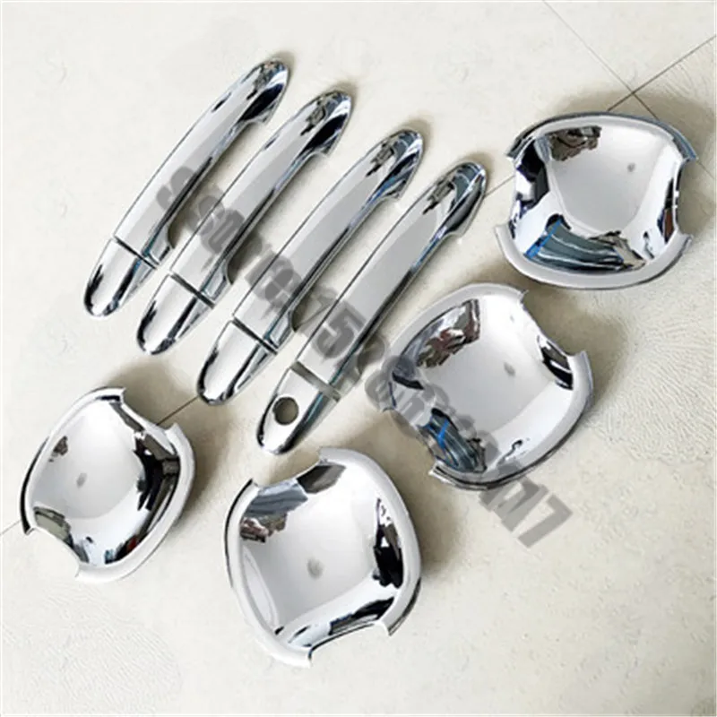 Car styling 2007~2012 for Hyundai Santa Fe /ix45 ABS Chrome Door Handle Bowl Door handle Protective covering Cover Trim