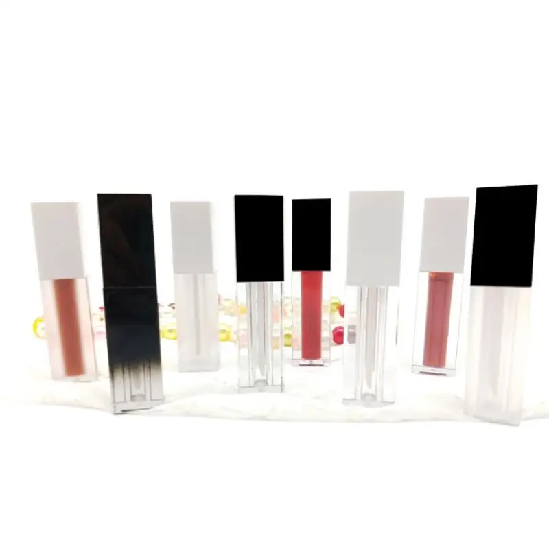 5ML Transparent Clear Lipgloss Lipstick Packaging Bottle Empty Frosted Cosmetic Liquid Eyeliner Tube LX3261