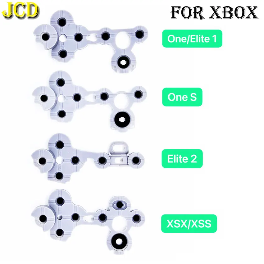 JCD Silicon Conductive Rubber Button For Xbox One / Slim Controller Contact Key Button Pads For Xbox Elite Series X / S Gamepad