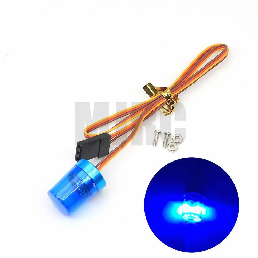 Multi-function LED Lamp Strobing-blasting/Flashing/Rotating Light for 1/10 RC Model Car 1:14 Tamiya Tractor RC Engineering Truck