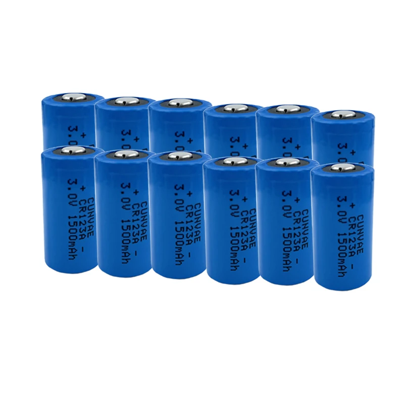 50Pcs 16340 Lithium battery CR123A CR 123A CR17345 cr123a 3v Batteries for Camera Gas meter Camera Flashlight dry primary cell