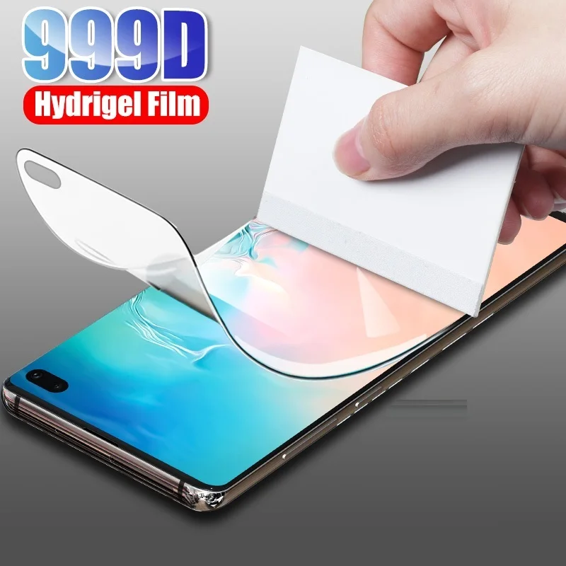 Hydrogel Film For Samsung Galaxy S8 S9 S10 S20 Plus Screen Protector For Samsung Note 8 9 10 20 Plus Case