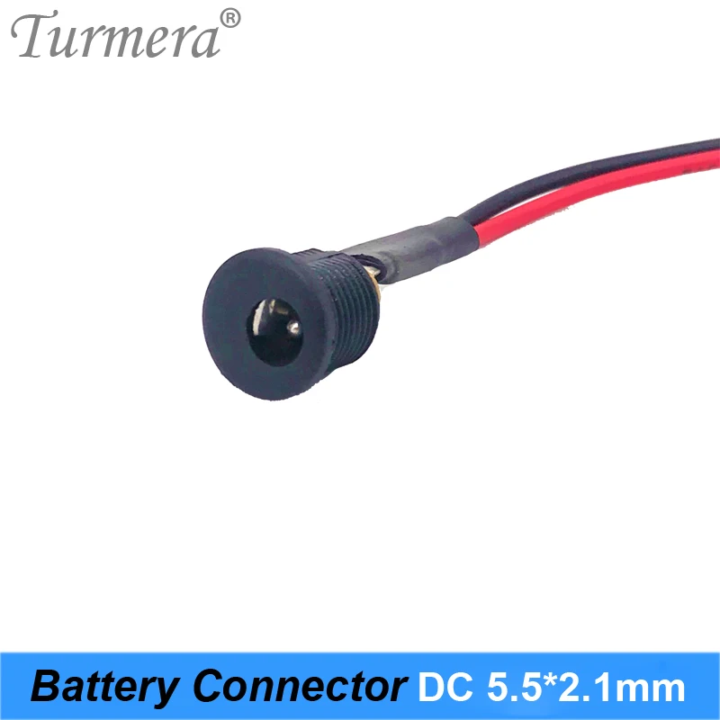 Batteria spina di Corrente continua connettore per il fai da te DC impermeabile jack connettore DC022B 5.5X2.1 millimetri con Filo