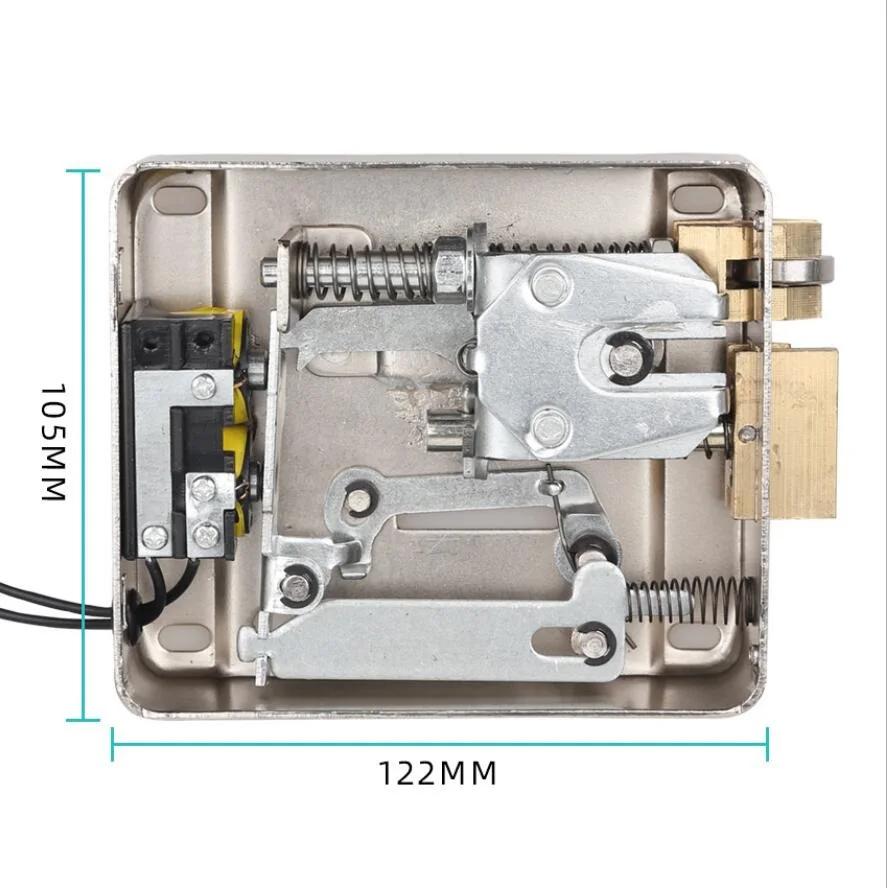 12VDC Electric Electronic Gate Door Lock For Doorbell Intercom Access Entry Security System with emergency knob